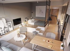 thiết kế nội thất căn hộ nhỏ